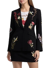 Amour Cheyenne Embroidered Blazer