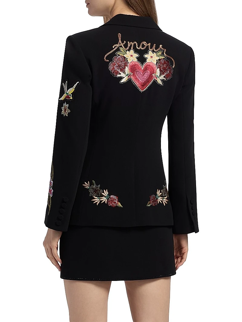 Amour Cheyenne Embroidered Blazer