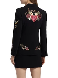 Amour Cheyenne Embroidered Blazer