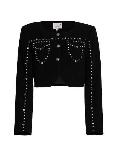 Olga Studded Crop Jacket