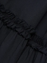 Roupao Tiered A-Line Skirt