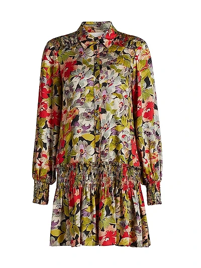 Canyon Bloom Damia Floral Minidress