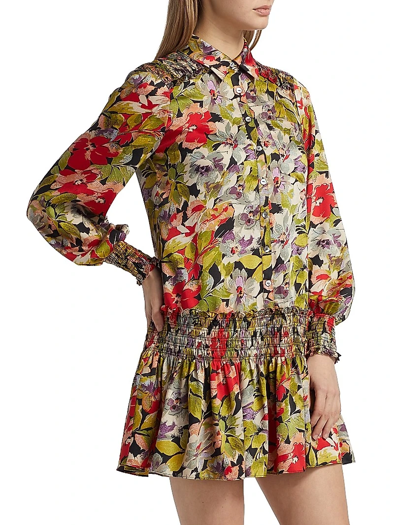Canyon Bloom Damia Floral Minidress