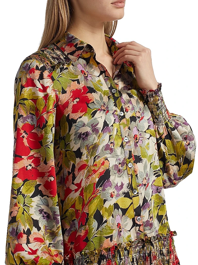 Canyon Bloom Damia Floral Minidress