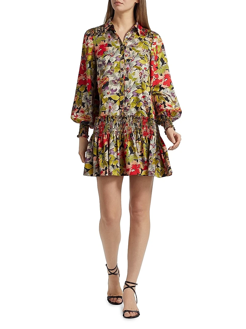 Canyon Bloom Damia Floral Minidress