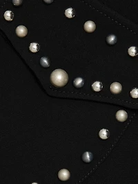 Florencia Studded Mini-Shirtdress