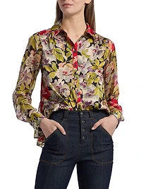 Canyon Bloom Printed Top