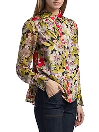 Canyon Bloom Printed Top