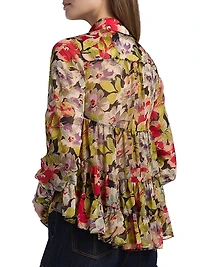 Canyon Bloom Printed Top