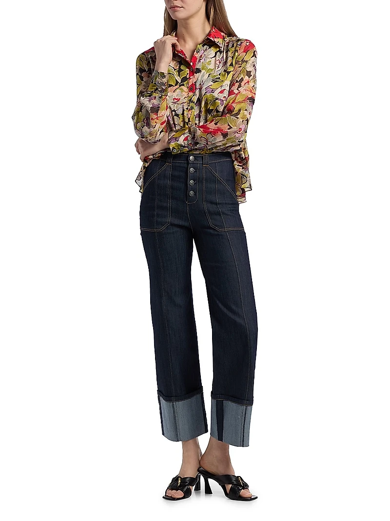 Canyon Bloom Printed Top