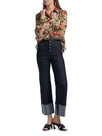 Canyon Bloom Printed Top