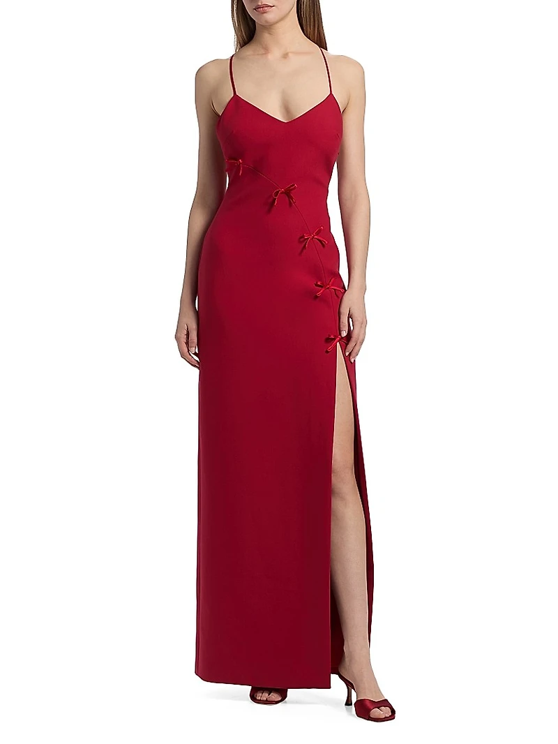 Elea Bow Slit Gown