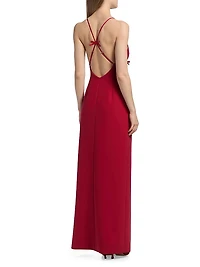 Elea Bow Slit Gown