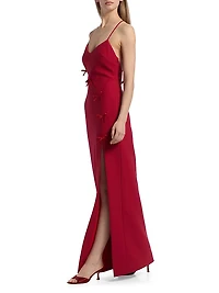Elea Bow Slit Gown