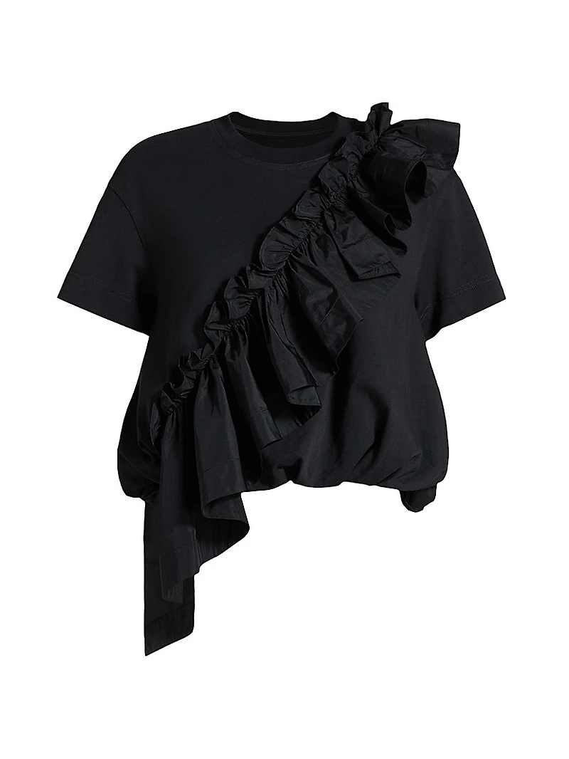 Lottie Ruffled Cotton Top