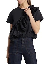 Lottie Ruffled Cotton Top