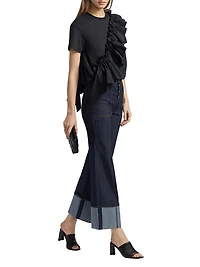 Lottie Ruffled Cotton Top