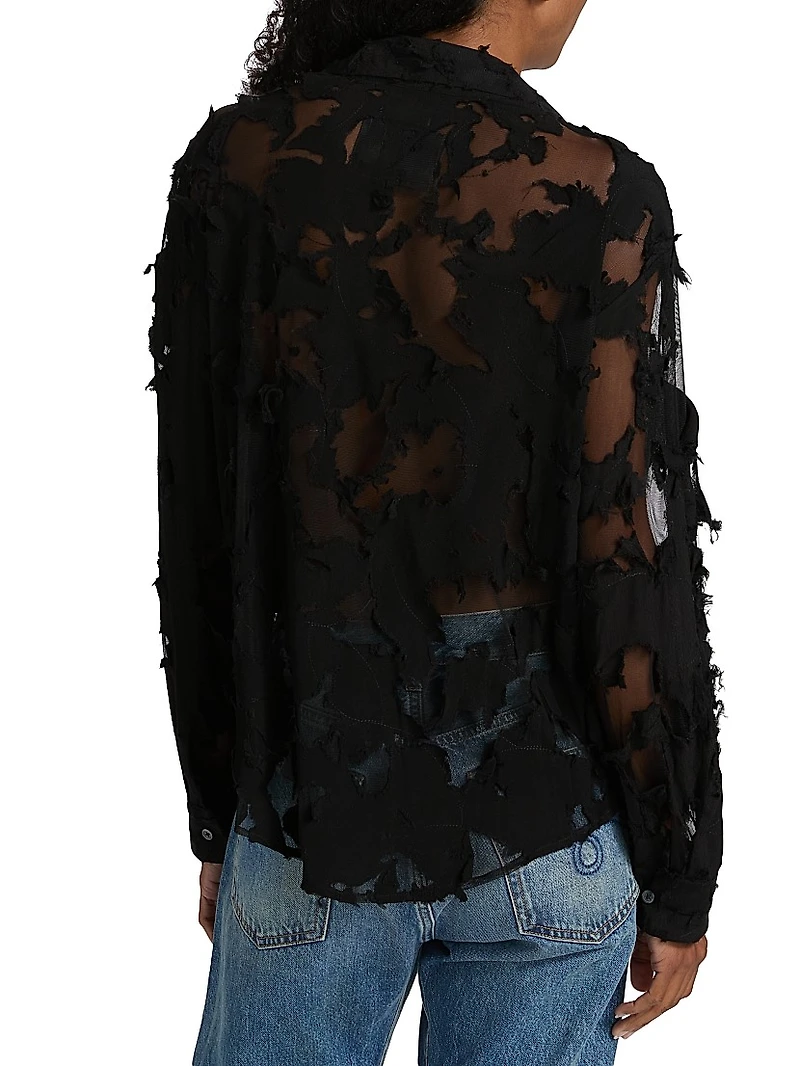 Slim Semi-Sheer Shirt