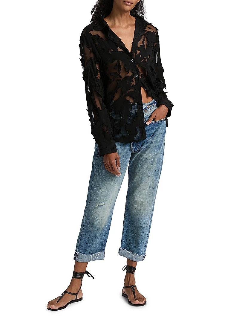 Slim Semi-Sheer Shirt