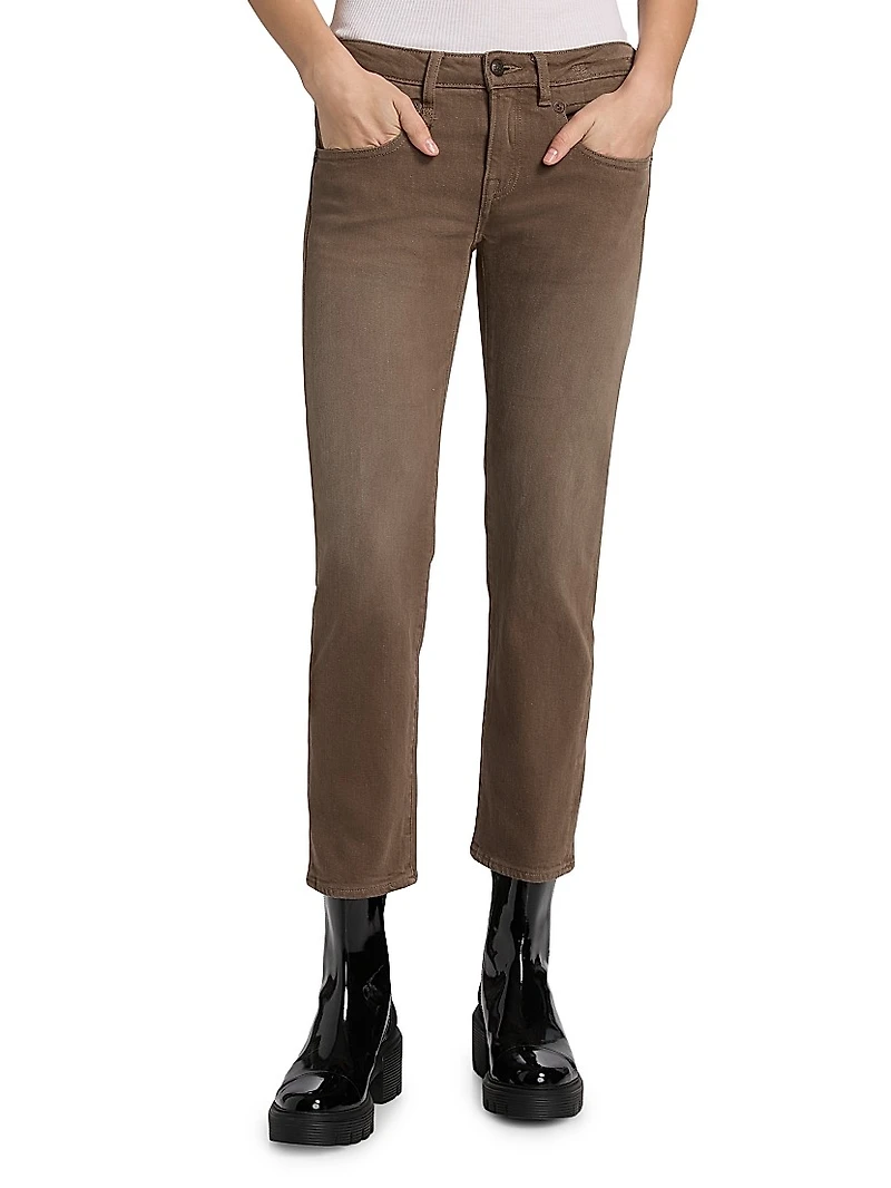 Boy Denim Straight-Leg Crop Jeans