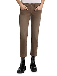 Boy Denim Straight-Leg Crop Jeans