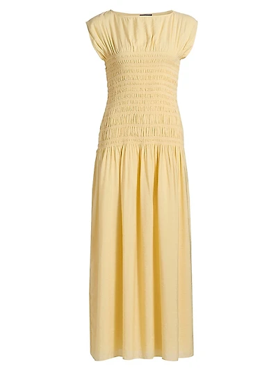 Skye Shirred Maxi Dress