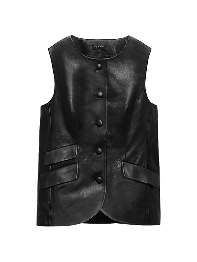 Slade Crew Leather Vest