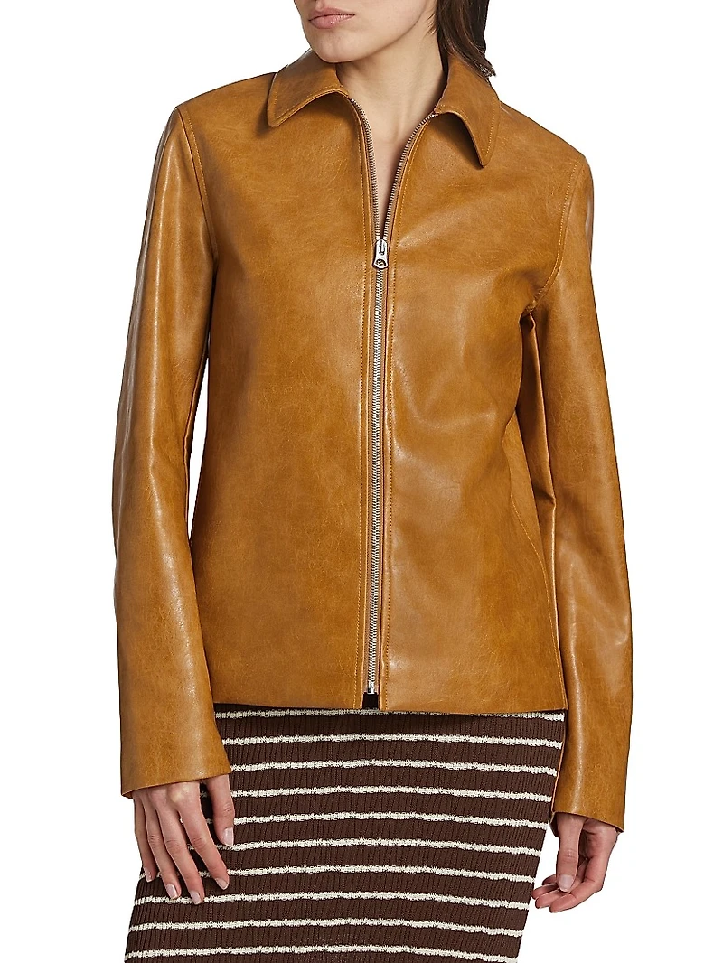 Jordie Faux Leather Jacket