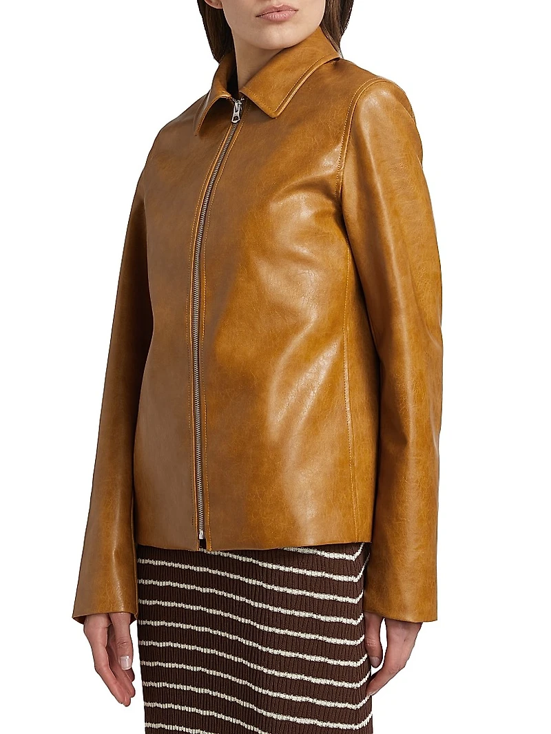 Jordie Faux Leather Jacket