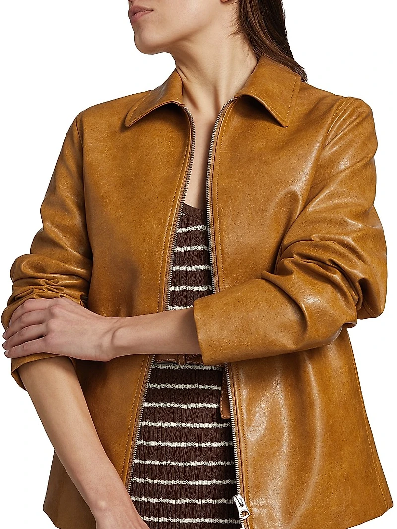 Jordie Faux Leather Jacket