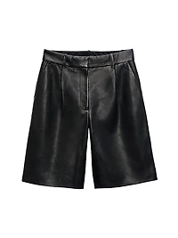 Irina Leather Shorts