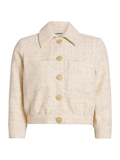 Jia Tweed Crop Jacket