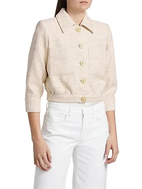 Jia Tweed Crop Jacket