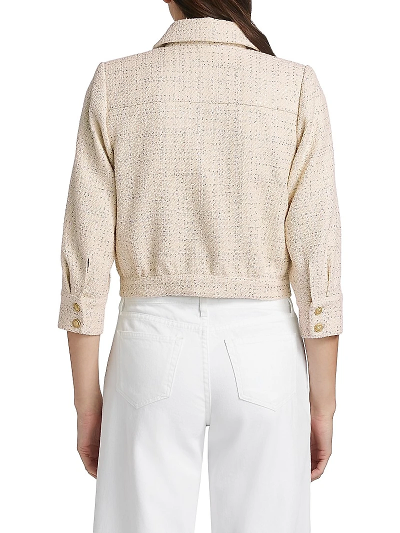 Jia Tweed Crop Jacket