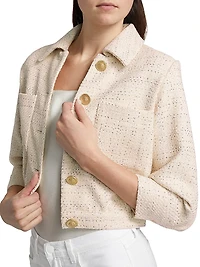 Jia Tweed Crop Jacket