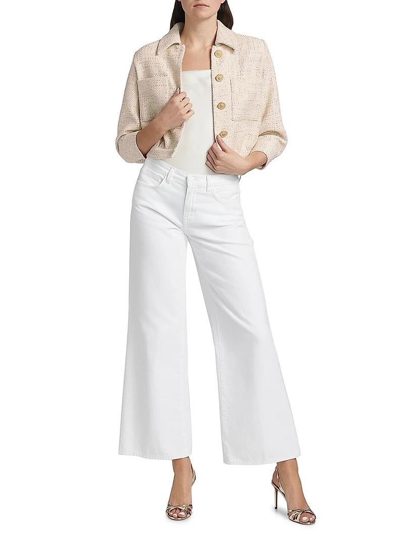 Jia Tweed Crop Jacket