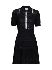 Dakoa Flared Polo Minidress