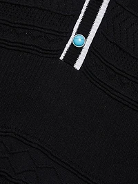 Dakoa Flared Polo Minidress