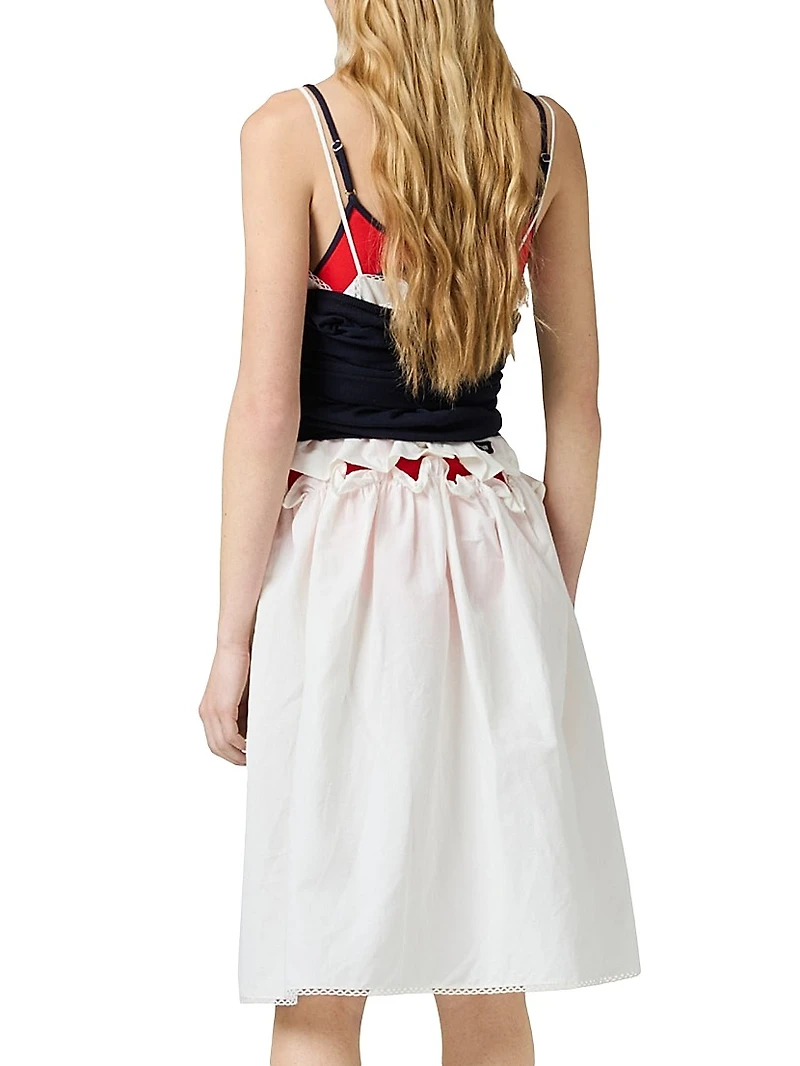 Slubbed Poplin Dress