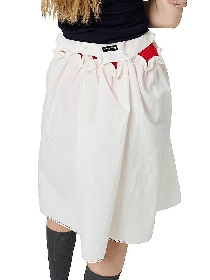 Slubbed Poplin Dress