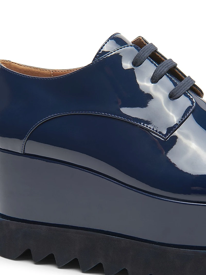 Elyse Shiny Platform Sneakers