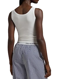 Scoopneck Stretch Cotton Tank