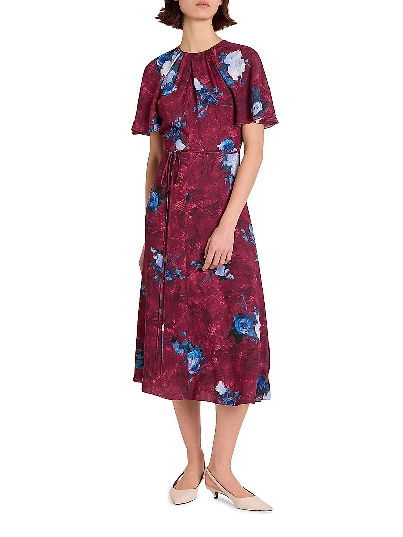 Floral Midi-Dress