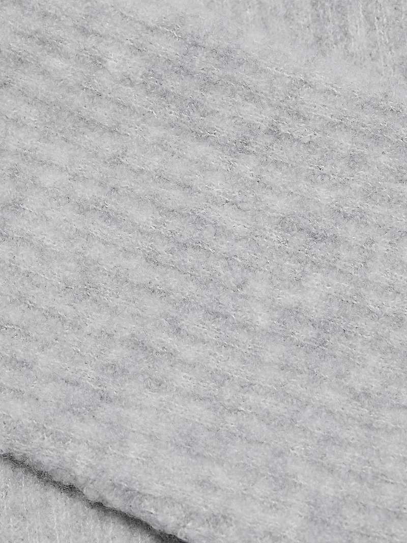 Rib-Knit Cashmere-Silk Pants