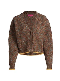Confetti Wool-Cashmere Cardigan