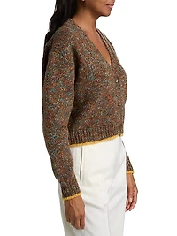 Confetti Wool-Cashmere Cardigan