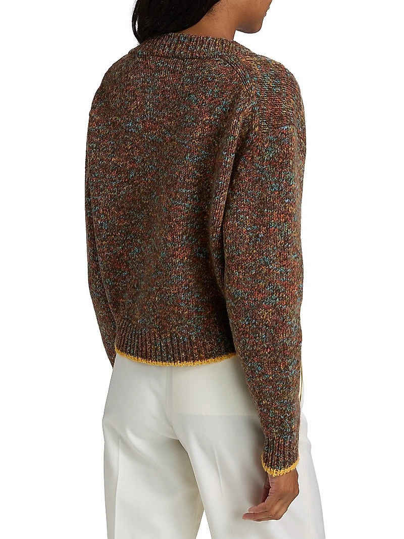 Confetti Wool-Cashmere Cardigan