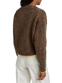 Confetti Wool-Cashmere Cardigan