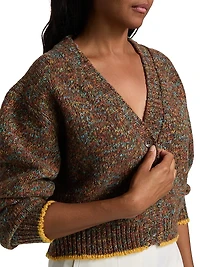 Confetti Wool-Cashmere Cardigan