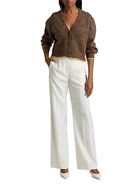 Confetti Wool-Cashmere Cardigan